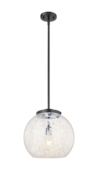 Innovations - 221-1S-BK-G1216-14WM - LED Pendant - Franklin Restoration - Matte Black