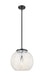 Innovations - 221-1S-BK-G1216-14WM - LED Pendant - Franklin Restoration - Matte Black