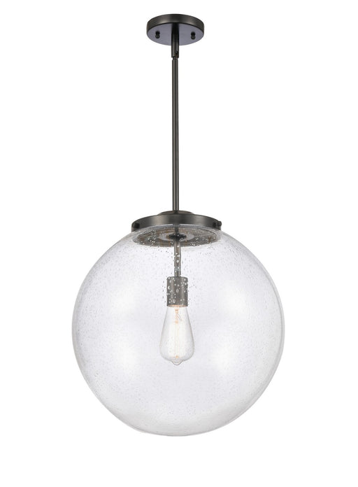 Innovations - 221-1S-BK-G204-16-LED - LED Pendant - Franklin Restoration - Matte Black