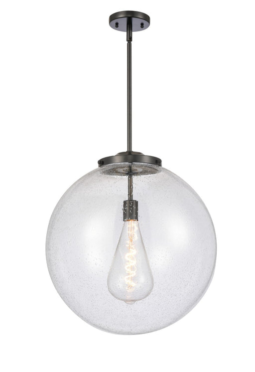 Innovations - 221-1S-BK-G204-18-LED - LED Pendant - Franklin Restoration - Matte Black