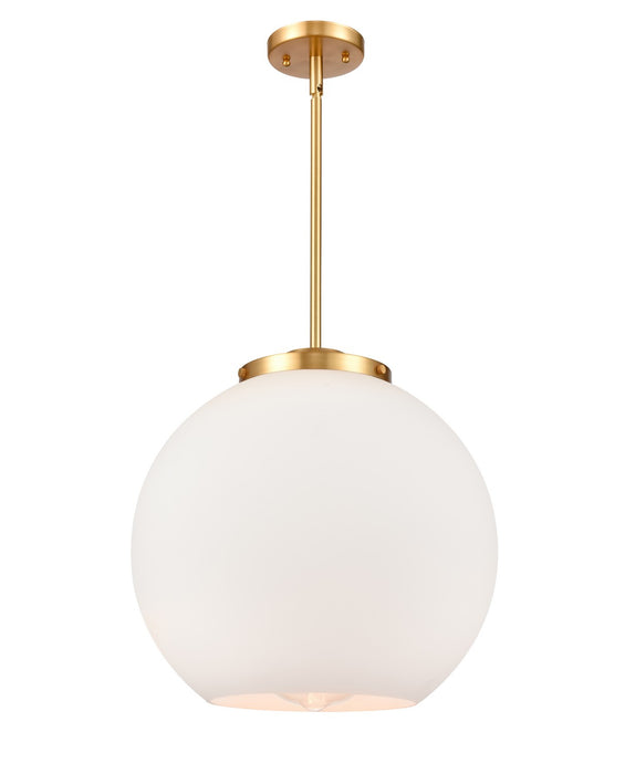 Innovations - 221-1S-SG-G121-16 - One Light Pendant - Ballston - Satin Gold