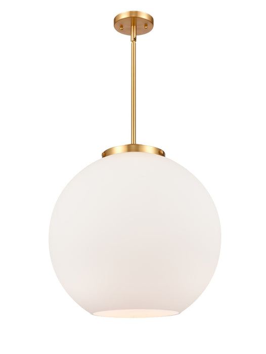 Innovations - 221-1S-SG-G121-18-LED - LED Pendant - Ballston - Satin Gold