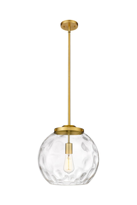 Innovations - 221-1S-SG-G1215-14 - LED Pendant - Franklin Restoration - Satin Gold