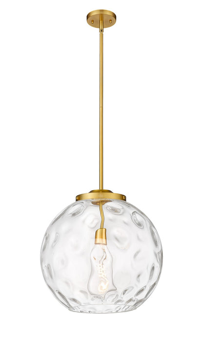 Innovations - 221-1S-SG-G1215-16 - One Light Pendant - Ballston - Satin Gold