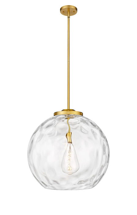 Innovations - 221-1S-SG-G1215-18 - One Light Pendant - Ballston - Satin Gold