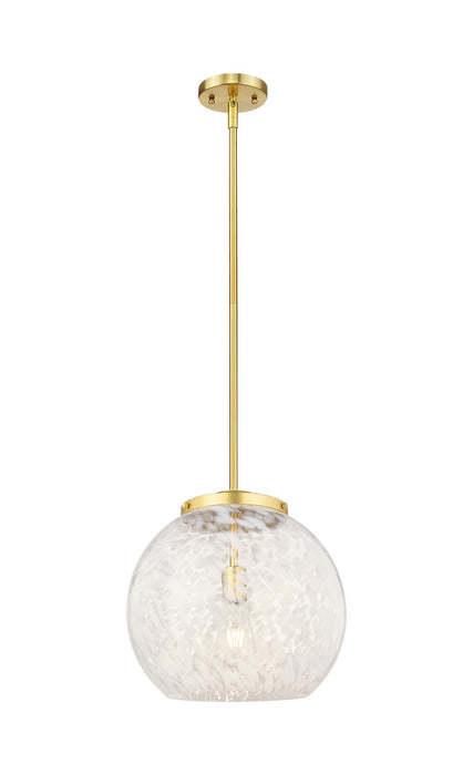 Innovations - 221-1S-SG-G1216-14WM - LED Pendant - Franklin Restoration - Satin Gold