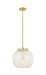 Innovations - 221-1S-SG-G1216-14WM - LED Pendant - Franklin Restoration - Satin Gold