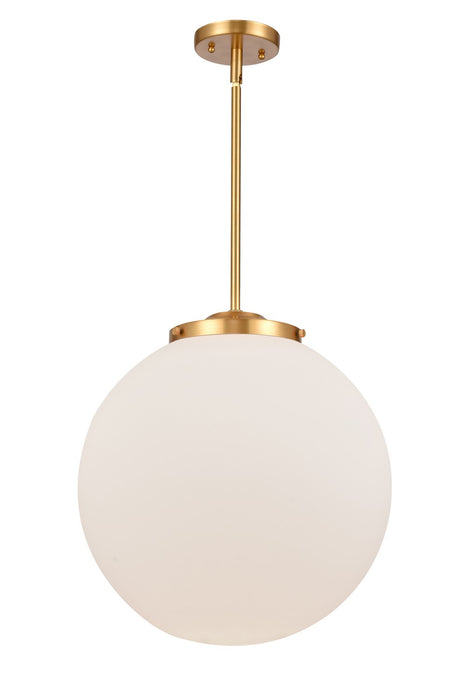 Innovations - 221-1S-SG-G201-16 - One Light Pendant - Franklin Restoration - Satin Gold