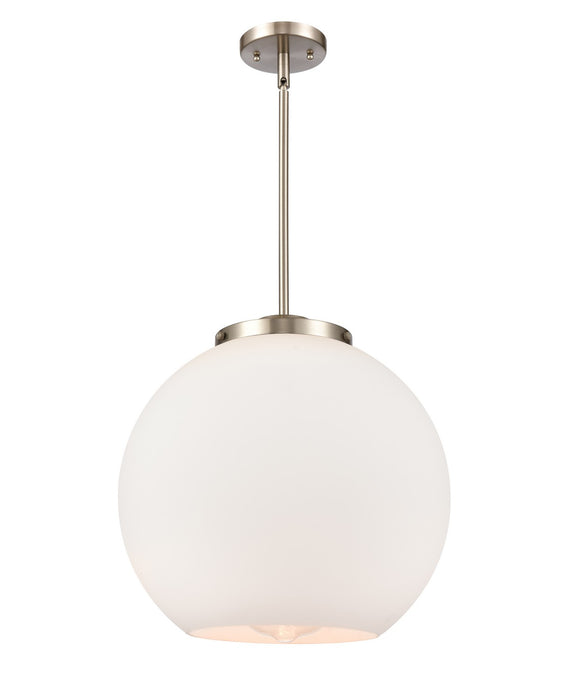 Innovations - 221-1S-SN-G121-16 - One Light Pendant - Ballston - Brushed Satin Nickel