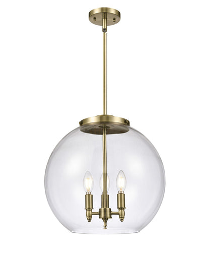 Ballston LED Pendant Antique Brass