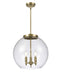 Innovations - 221-3S-AB-G122-16-LED - LED Pendant - Ballston - Antique Brass