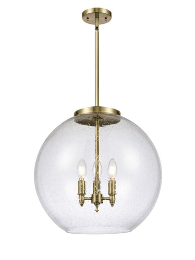Ballston LED Pendant Antique Brass