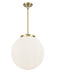 Innovations - 221-3S-AB-G201-16 - Three Light Pendant - Franklin Restoration - Antique Brass