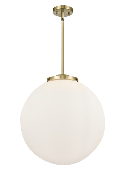 Innovations - 221-3S-AB-G201-18-LED - LED Pendant - Franklin Restoration - Antique Brass