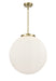 Innovations - 221-3S-AB-G201-18-LED - LED Pendant - Franklin Restoration - Antique Brass