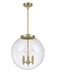 Innovations - 221-3S-AB-G202-16 - Three Light Pendant - Franklin Restoration - Antique Brass