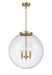 Innovations - 221-3S-AB-G202-18 - Three Light Pendant - Franklin Restoration - Antique Brass