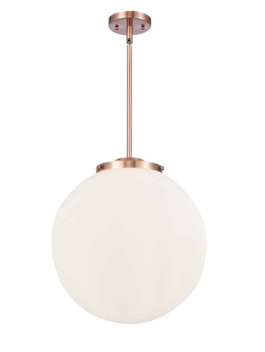 Innovations - 221-3S-AC-G201-16-LED - LED Pendant - Franklin Restoration - Antique Copper