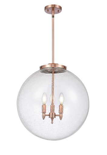 Franklin Restoration Three Light Pendant Antique Copper