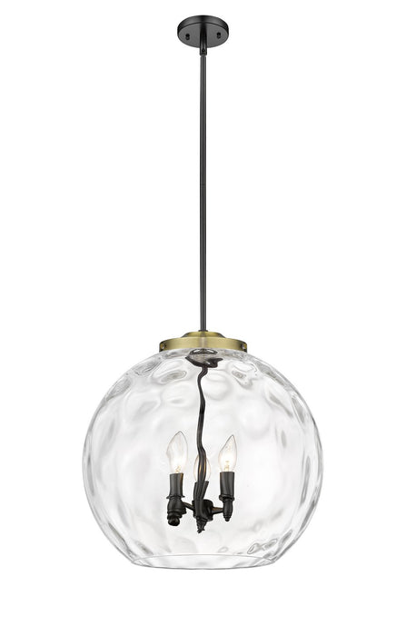 Innovations - 221-3S-BAB-G1215-18 - Three Light Pendant - Ballston - Black Antique Brass