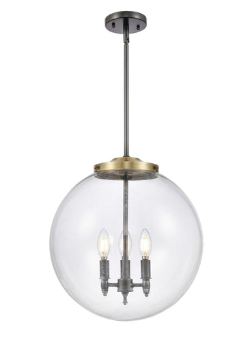Franklin Restoration LED Pendant Black Antique Brass