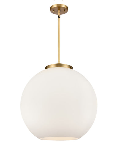 Ballston Three Light Pendant Brushed Brass