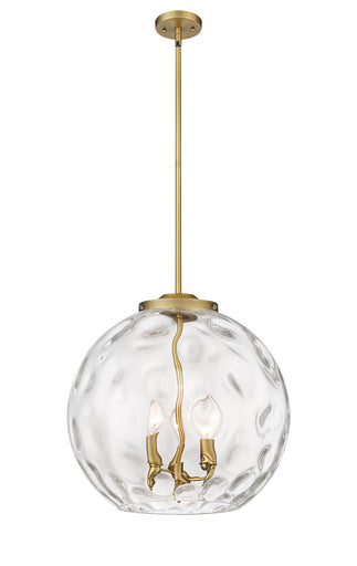 Ballston Three Light Pendant Brushed Brass