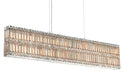 Schonbek - 2267O - 17 Light Linear Pendant - Quantum - Stainless Steel