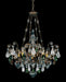 Schonbek - 3587-47AD - Eight Light Pendant - Renaissance Rock Crystal - Antique Pewter