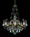 Schonbek - 3587-47OS - Eight Light Pendant - Renaissance Rock Crystal - Antique Pewter