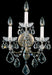 Schonbek - 3652-49H - Three Light Wall Sconce - New Orleans - Black Pearl