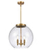 Innovations - 221-3S-BB-G122-16-LED - LED Pendant - Ballston - Brushed Brass
