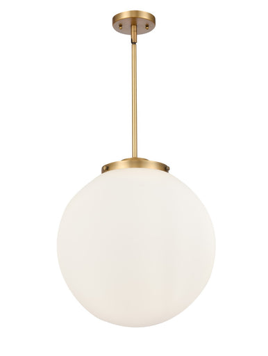 Franklin Restoration LED Pendant Brushed Brass