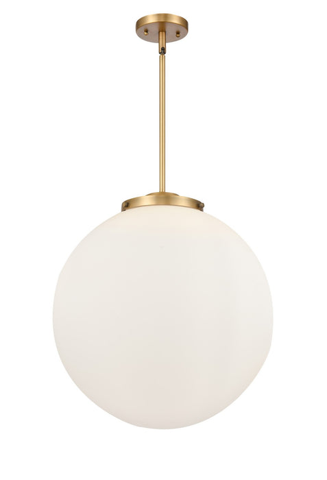 Innovations - 221-3S-BB-G201-18-LED - LED Pendant - Franklin Restoration - Brushed Brass