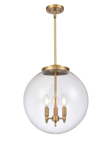 Franklin Restoration LED Pendant Brushed Brass