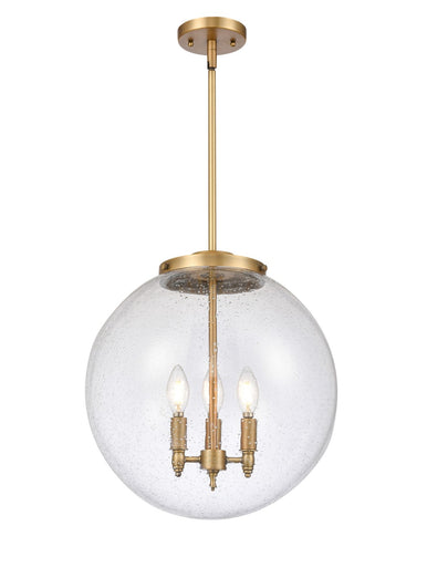 Franklin Restoration LED Pendant Brushed Brass