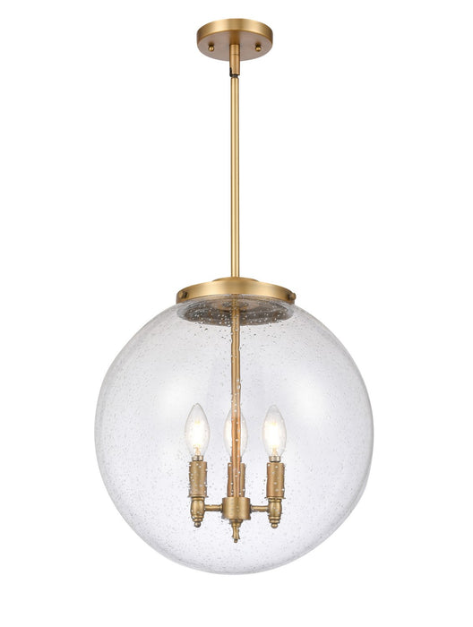 Innovations - 221-3S-BB-G204-16-LED - LED Pendant - Franklin Restoration - Brushed Brass