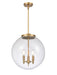 Innovations - 221-3S-BB-G204-16-LED - LED Pendant - Franklin Restoration - Brushed Brass