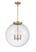 Innovations - 221-3S-BB-G204-18 - Three Light Pendant - Franklin Restoration - Brushed Brass