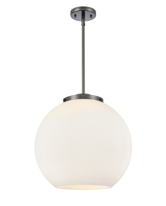 Innovations - 221-3S-BK-G121-16-LED - LED Pendant - Ballston - Matte Black