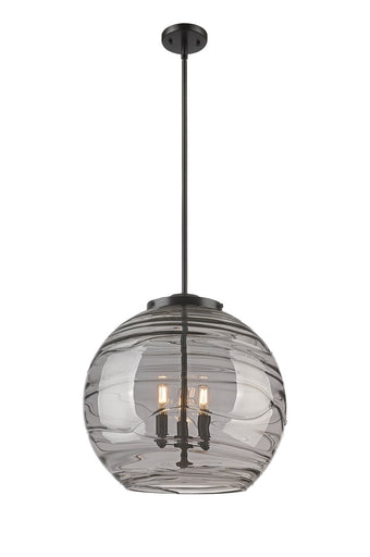 Ballston Three Light Pendant Matte Black