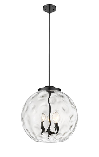 Ballston Three Light Pendant Matte Black