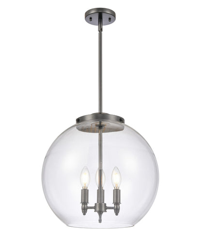 Ballston Three Light Pendant Matte Black