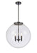 Innovations - 221-3S-BK-G202-18 - Three Light Pendant - Franklin Restoration - Matte Black