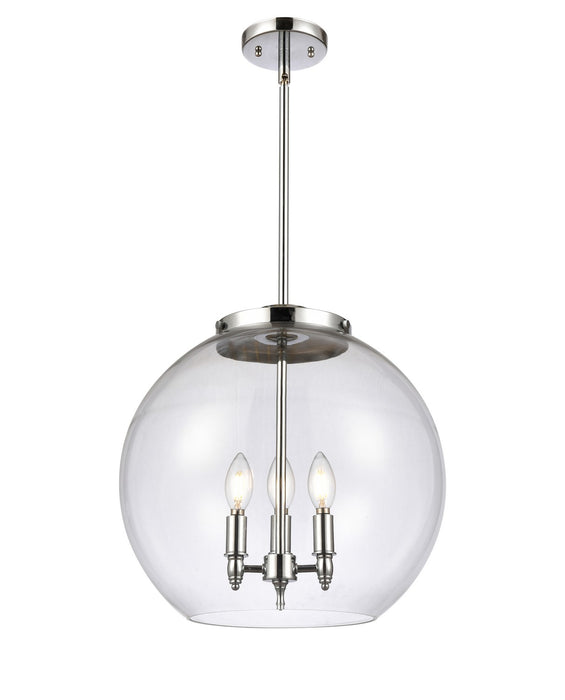 Innovations - 221-3S-PC-G122-16-LED - LED Pendant - Ballston - Polished Chrome
