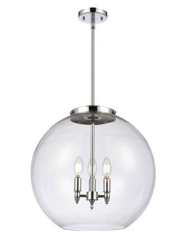 Ballston Three Light Pendant Polished Chrome