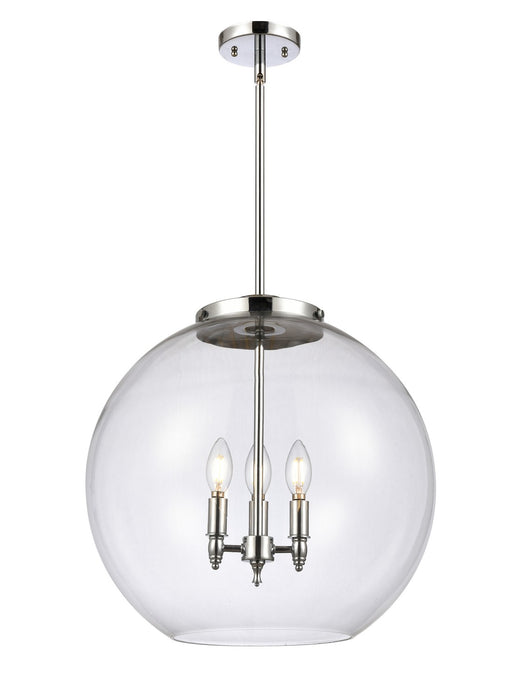 Innovations - 221-3S-PC-G122-18-LED - LED Pendant - Ballston - Polished Chrome