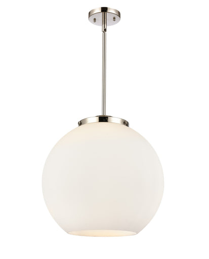 Ballston Three Light Pendant Polished Nickel