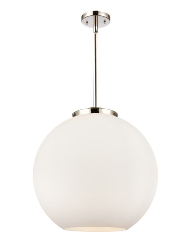 Ballston Three Light Pendant Polished Nickel