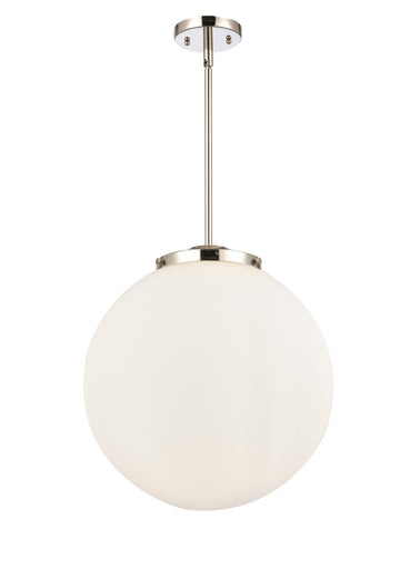 Franklin Restoration Three Light Pendant Polished Nickel